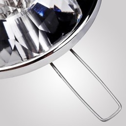 Modern Och Modern Kristall Mini Style Chrome Metal Flush Mount