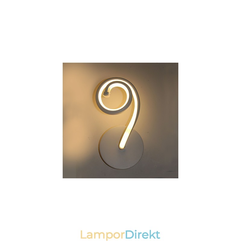 Enkel Modern Lampa Sänglampa Vägglampa Lampa Aluminium Korridor Balkongbelysning