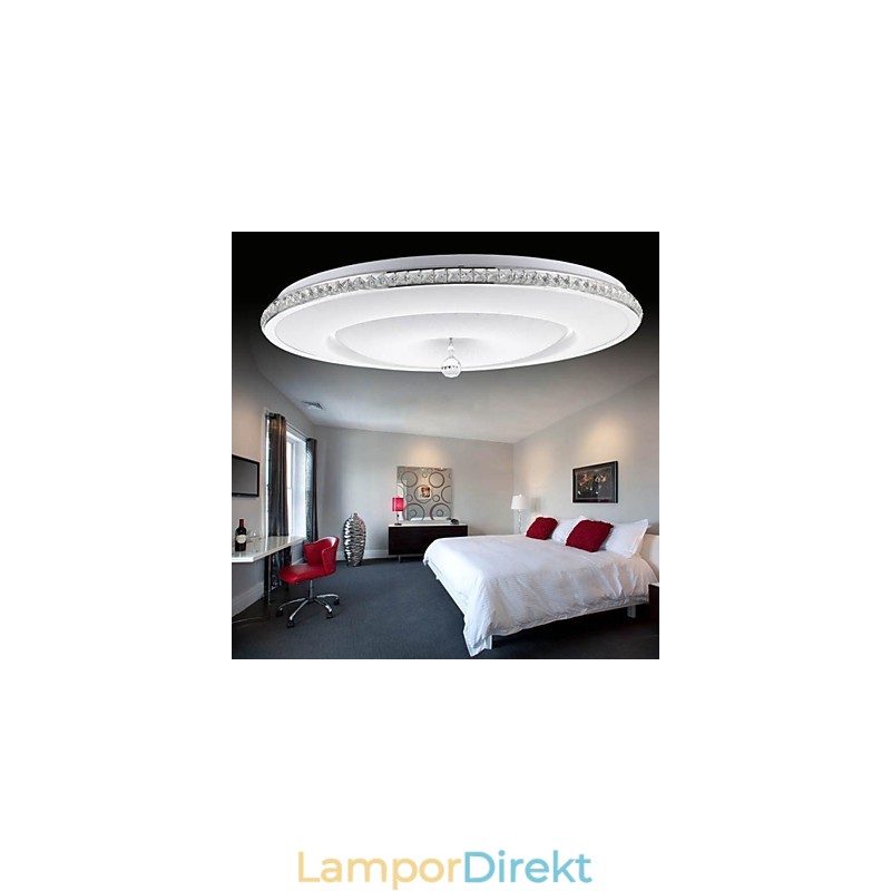 Flush Mount Crystal Modern Contemporary Metal Metal