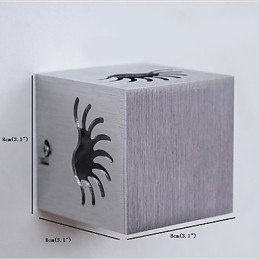 Modern Light Aluminium Flush Mount Vägglampa Dekorera Vägglampor