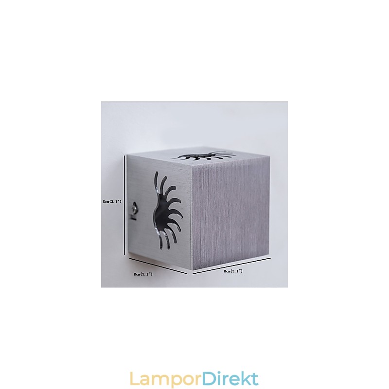 Modern Light Aluminium Flush Mount Vägglampa Dekorera Vägglampor