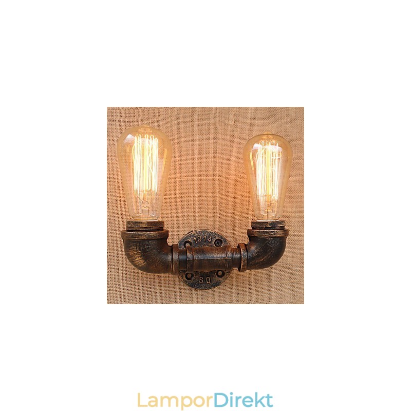 Country Retro Painting Feature För Mini Style Ambient Light Wall Sconces Wall Light