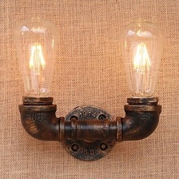Country Retro Painting Feature För Mini Style Ambient Light Wall Sconces Wall Light