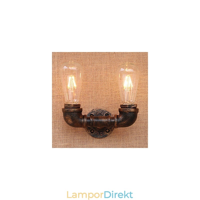 Country Retro Painting Feature För Mini Style Ambient Light Wall Sconces Wall Light