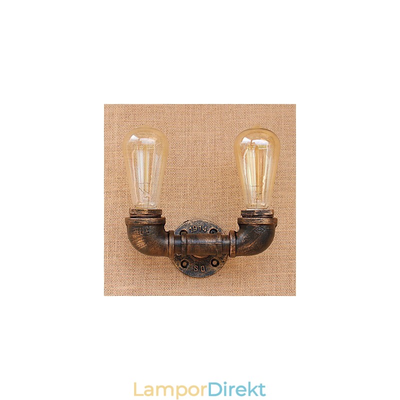 Country Retro Painting Feature För Mini Style Ambient Light Wall Sconces Wall Light
