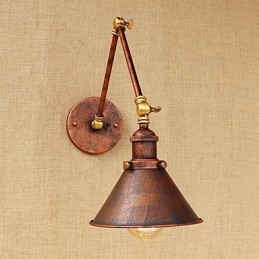 Vägglampa Mässing Vintage Industriell Vägglampa Ljus Hembelysning Inomhusdekor Vägglampa