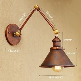 Vägglampa Mässing Vintage Industriell Vägglampa Ljus Hembelysning Inomhusdekor Vägglampa