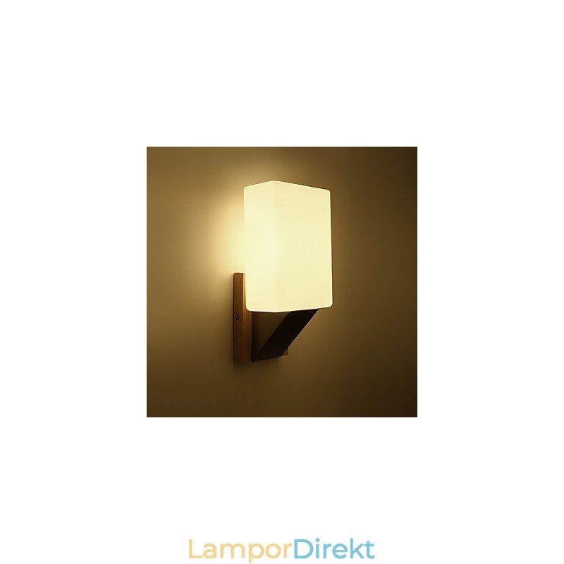 Modern Och Modern Svartoxidfinishfunktion För Ögonskydd Ambient Light Wall Sconces Wall Light