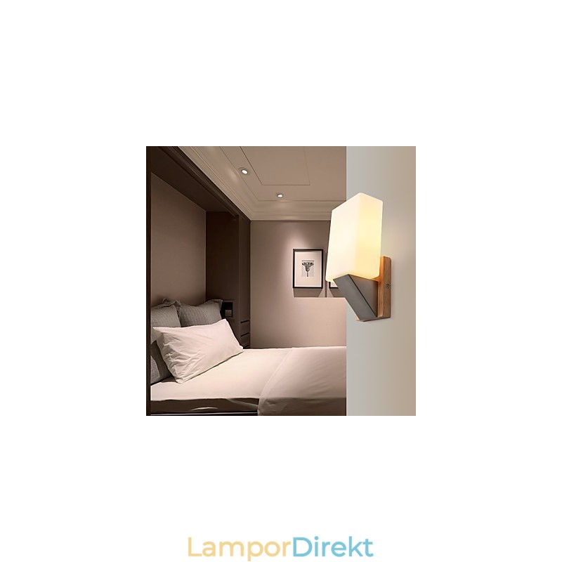 Modern Och Modern Svartoxidfinishfunktion För Ögonskydd Ambient Light Wall Sconces Wall Light