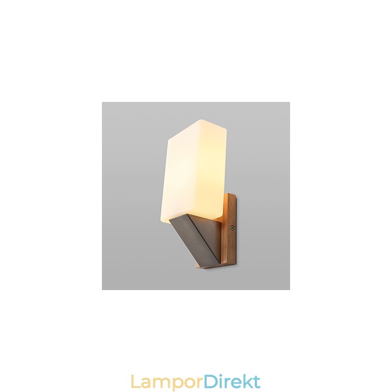 Modern Och Modern Svartoxidfinishfunktion För Ögonskydd Ambient Light Wall Sconces Wall Light