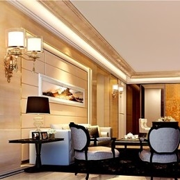 Modern Och Modern Galvaniserad Funktion För Ögonskydd Ambient Light Wall Sconces Wall Light