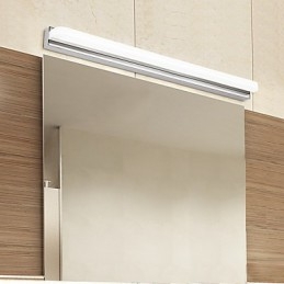 Integrerad Modern Och Modern Kromfunktion För Omgivande Ljus Badrumsbelysning Vägglampa