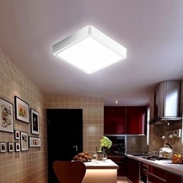 Flush Mount Lights Vit 9W Hög Ljusgenomsläpplighet Enkel Modern