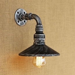 Rustik Lodge Country Retro Målning Funktion För Mini Style Ambient Light Wall Sconces