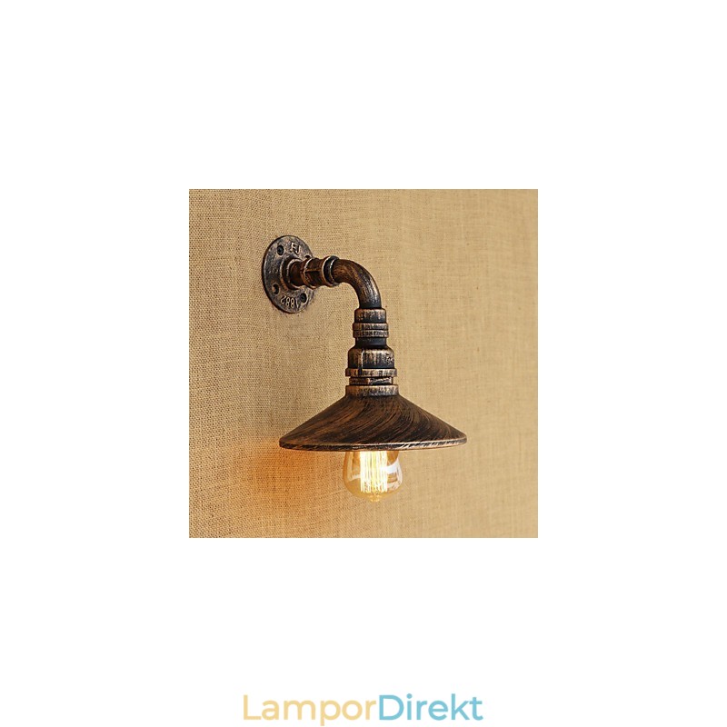 Rustik Lodge Country Retro Målning Funktion För Mini Style Ambient Light Wall Sconces