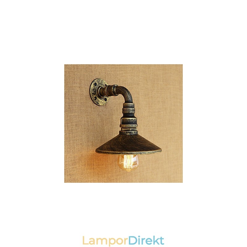 Rustik Lodge Country Retro Målning Funktion För Mini Style Ambient Light Wall Sconces