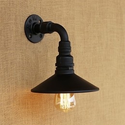 Rustik Lodge Country Retro Målning Funktion För Mini Style Ambient Light Wall Sconces