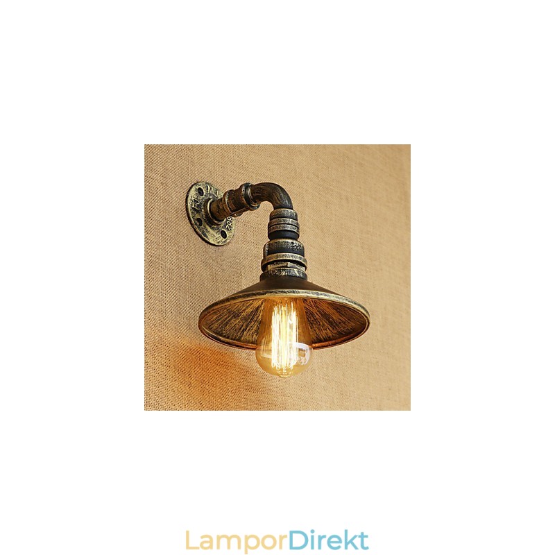 Rustik Lodge Country Retro Målning Funktion För Mini Style Ambient Light Wall Sconces