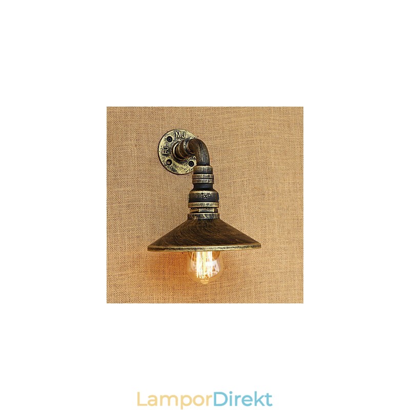 Rustik Lodge Country Retro Målning Funktion För Mini Style Ambient Light Wall Sconces