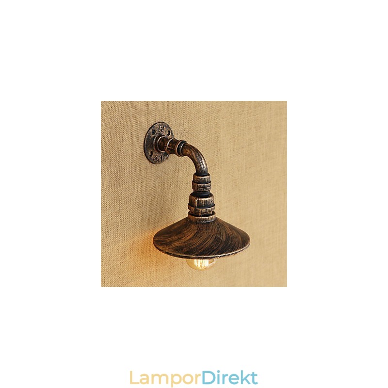 Rustik Lodge Country Retro Målning Funktion För Mini Style Ambient Light Wall Sconces