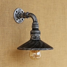 Rustik Lodge Country Retro Målning Funktion För Mini Style Ambient Light Wall Sconces