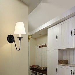 Rustik Lodge Black Oxide Finish Funktion För Ögonskydd Ambient Light Wall Sconces Wall Light