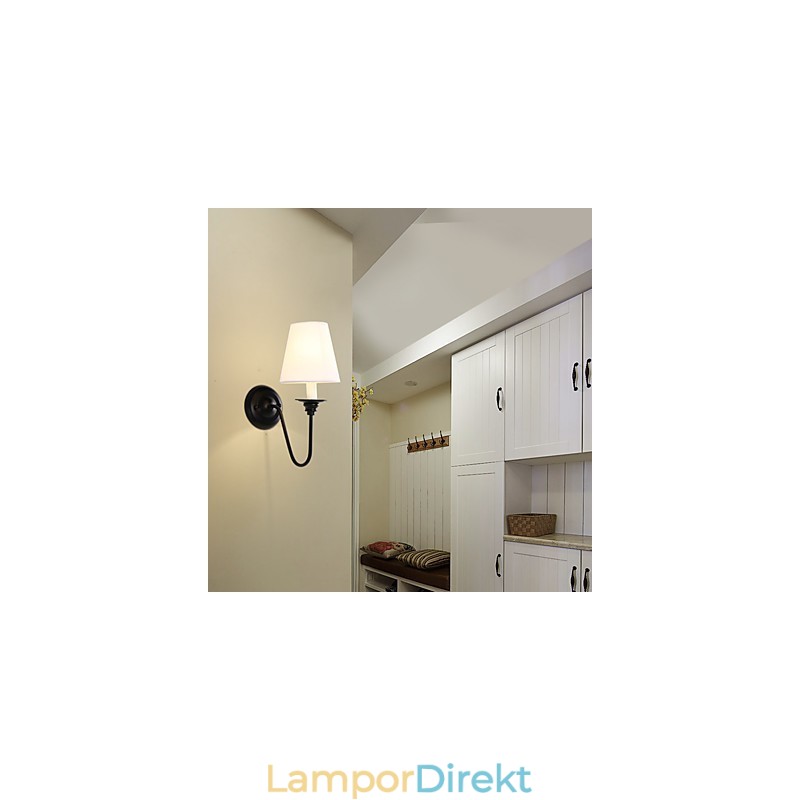 Rustik Lodge Black Oxide Finish Funktion För Ögonskydd Ambient Light Wall Sconces Wall Light