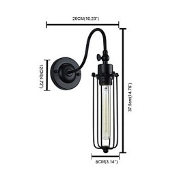 Rustic Lodge Traditionell Klassisk Målningsfunktion För Downlight Vägglampor Vägglampa