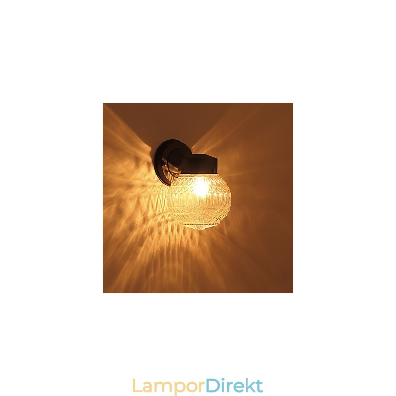 Modern Och Modern Svartoxidfinishfunktion För Mini Style Ambient Light Wall Sconces Wall Light