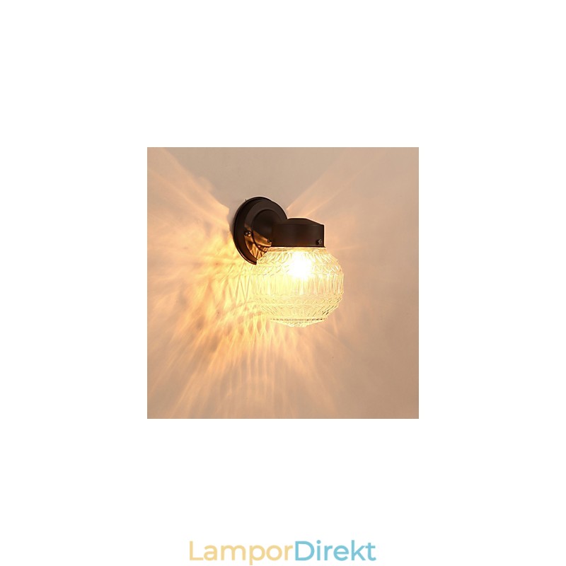 Modern Och Modern Svartoxidfinishfunktion För Mini Style Ambient Light Wall Sconces Wall Light