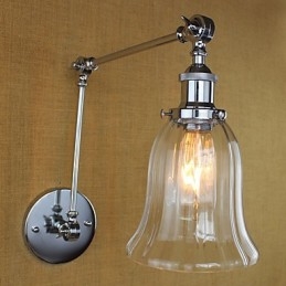 Country Retro Galvaniserad Funktion För Ögonskydd I Ministil Ambient Light Swing Arm Lights Wall