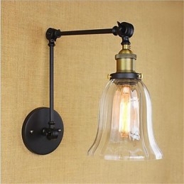 Country Retro Galvaniserad Funktion För Ögonskydd I Ministil Ambient Light Swing Arm Lights Wall