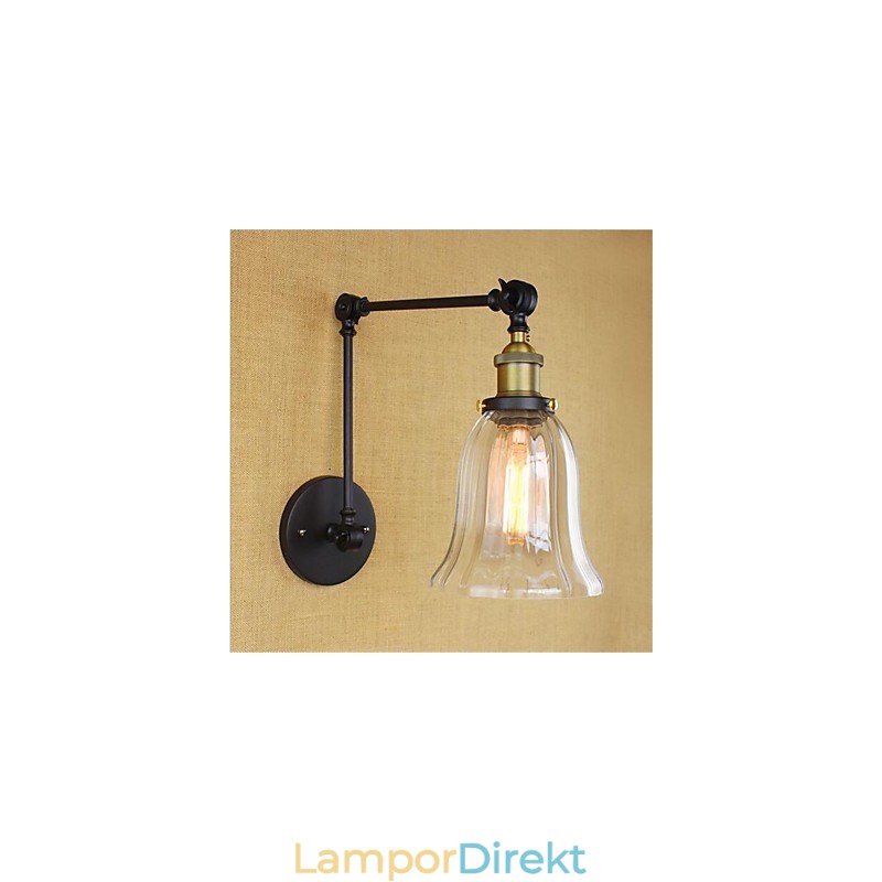 Country Retro Galvaniserad Funktion För Ögonskydd I Ministil Ambient Light Swing Arm Lights Wall