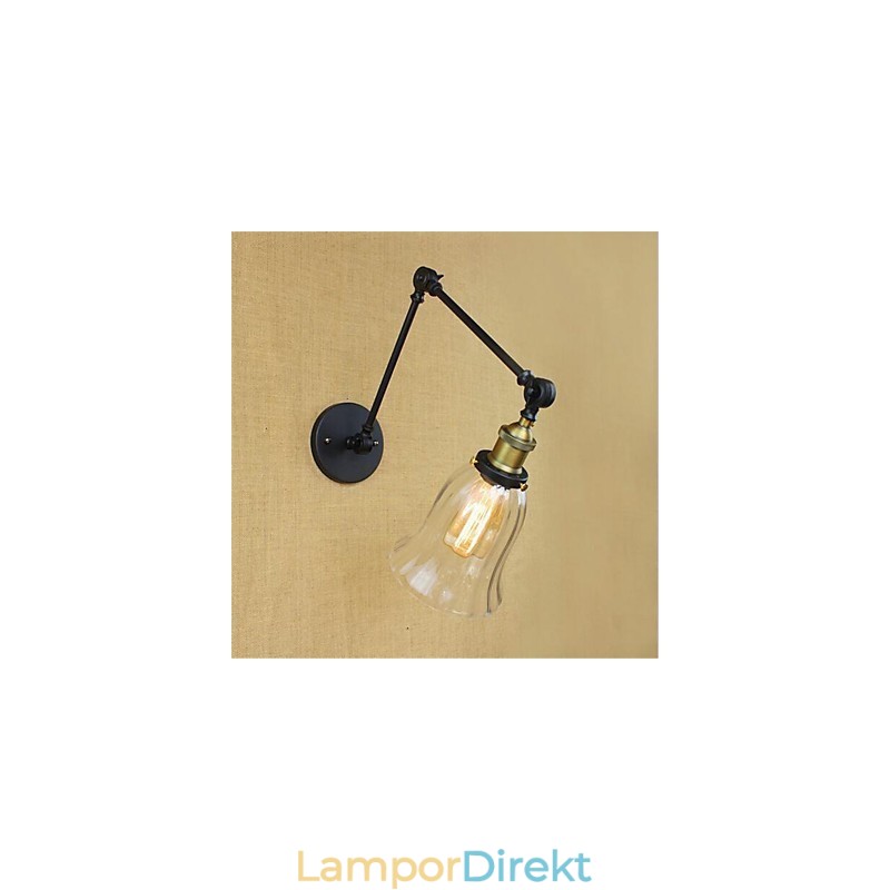 Country Retro Galvaniserad Funktion För Ögonskydd I Ministil Ambient Light Swing Arm Lights Wall