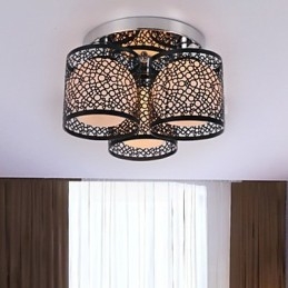 Modern Samtida Målning Metal Flush Mount