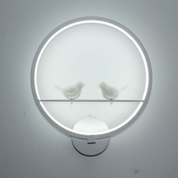 Sovrumsvägglampan Sänglampa Och Kreativa Personlighet Modern Minimalistisk Cirkulär Trappa Korridor Vägglampa
