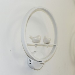 Sovrumsvägglampan Sänglampa Och Kreativa Personlighet Modern Minimalistisk Cirkulär Trappa Korridor Vägglampa