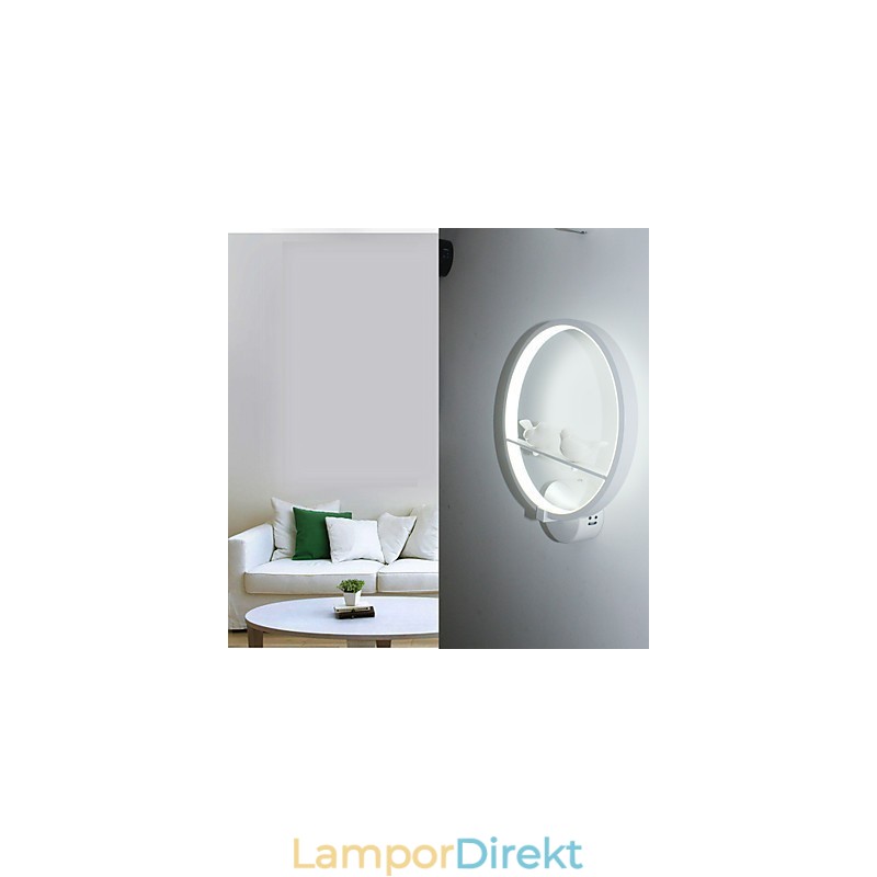 Sovrumsvägglampan Sänglampa Och Kreativa Personlighet Modern Minimalistisk Cirkulär Trappa Korridor Vägglampa