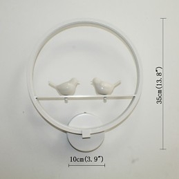 Sovrumsvägglampan Sänglampa Och Kreativa Personlighet Modern Minimalistisk Cirkulär Trappa Korridor Vägglampa