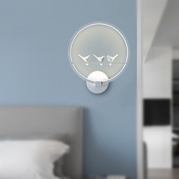 Modern Samtida Målningsfunktion För Omgivande Ljus Vägglampor Vägglampa