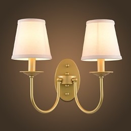 Rustik Lodge Enkel Vintagemålning Funktion Ambient Light Wall Sconces Wall Light