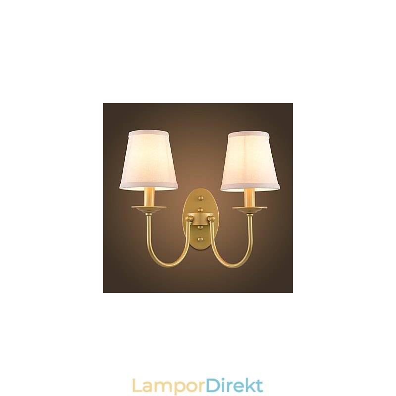 Rustik Lodge Enkel Vintagemålning Funktion Ambient Light Wall Sconces Wall Light