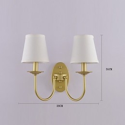 Rustik Lodge Enkel Vintagemålning Funktion Ambient Light Wall Sconces Wall Light