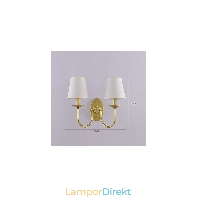Rustik Lodge Enkel Vintagemålning Funktion Ambient Light Wall Sconces Wall Light