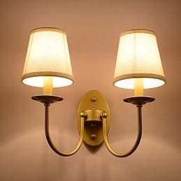 Rustik Lodge Enkel Vintagemålning Funktion Ambient Light Wall Sconces Wall Light