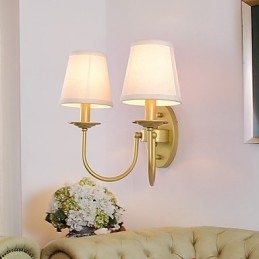 Rustik Lodge Enkel Vintagemålning Funktion Ambient Light Wall Sconces Wall Light