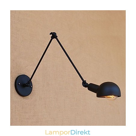 Enkel Vintage Landmålningsfunktion För Mini Style Swing Arm Ögonskydd Ambient Light Wall Sconces Enkel Vintage Landmålningsfunktion För Mini Style Swing Arm Ögonskydd Ambient Light Wall Sconces
