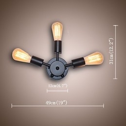 Retro Vägglampa Balkong Trappa Originalitet Personlighet Bar Dekorativ Vägglampa Heminredning Belysning