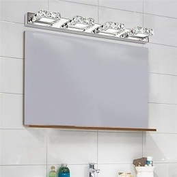 Badrumsunderdel Light Crystal Make Up Mirror Light 4 Lampor Badrumsbelysning