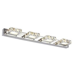 Badrumsunderdel Light Crystal Make Up Mirror Light 4 Lampor Badrumsbelysning